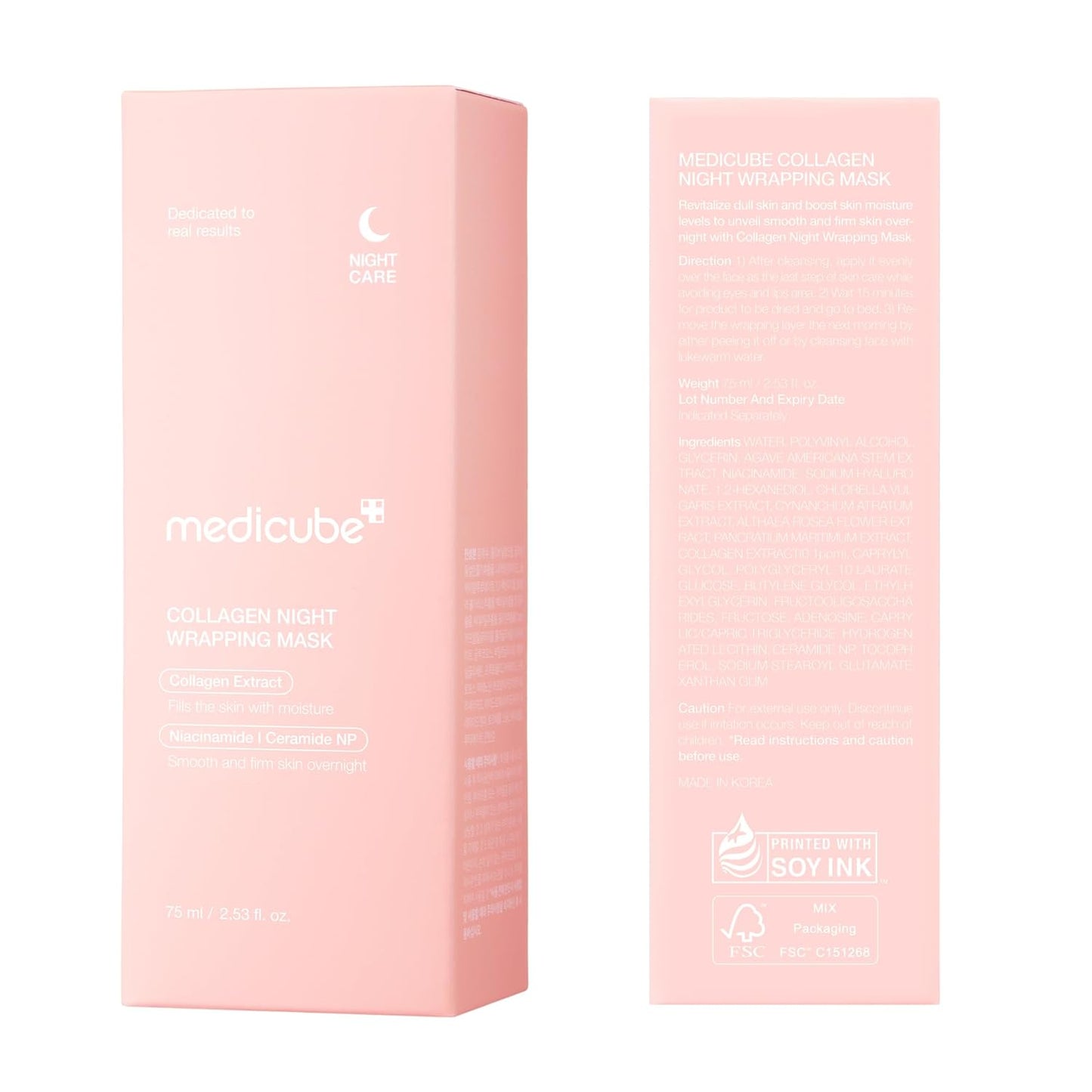 Medicube Collagen Overnight Wrapping Mask - Pack of 2