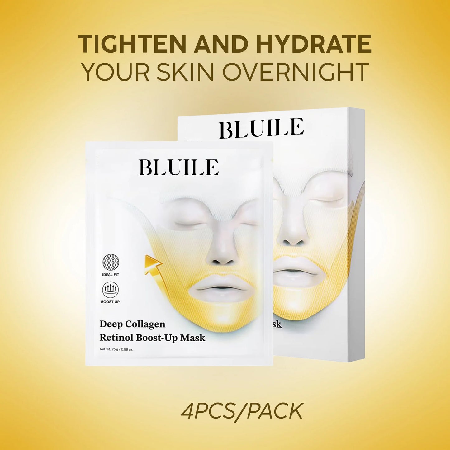 Deep Collagen Retinol Lift-Up Mask - 4 Sheet Pack