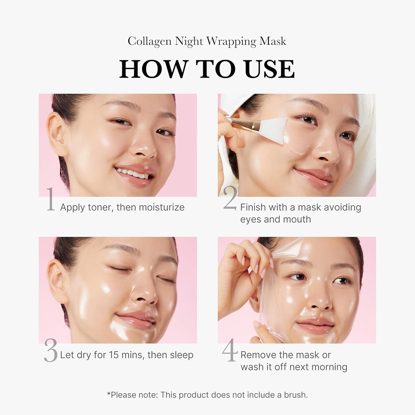Medicube Collagen Overnight Wrapping Mask - Pack of 2