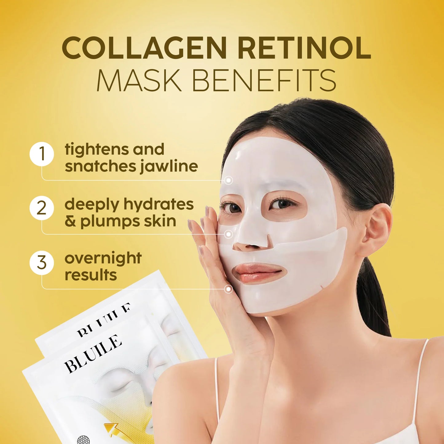 Deep Collagen Retinol Lift-Up Mask - 4 Sheet Pack